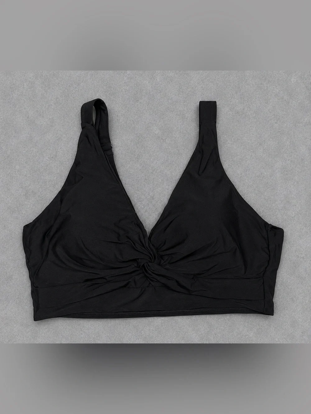 NWT - Yonique Women Cut Out Twist Bikini Top - Size XXL
